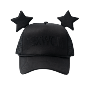 black star trucker hat